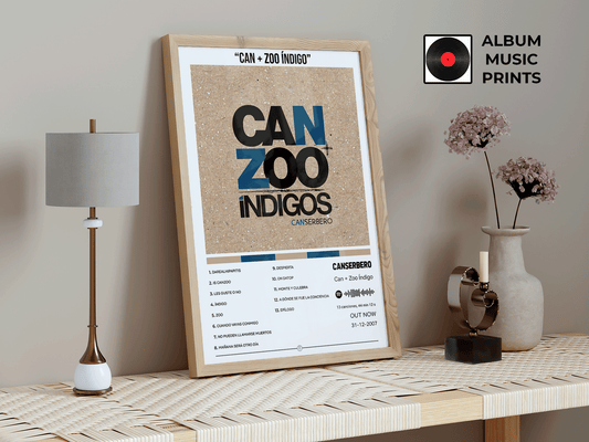 Can + Zoo Índigo Canserbero - Poster Digital Descargable Imprimible Arte Musical