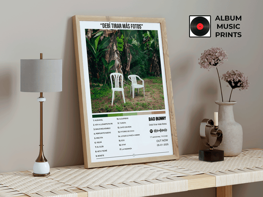 DEBI TIRAR MAS FOTOS Póster Digital Bad Bunny - Descarga Instantánea Arte Álbum
