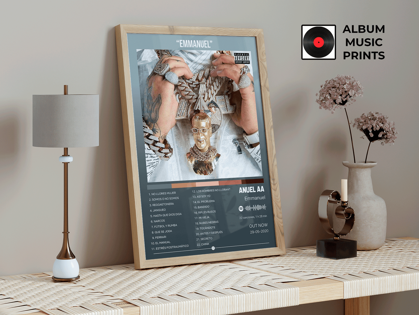 EMMANUEL - Anuel AA Póster Digital Álbum