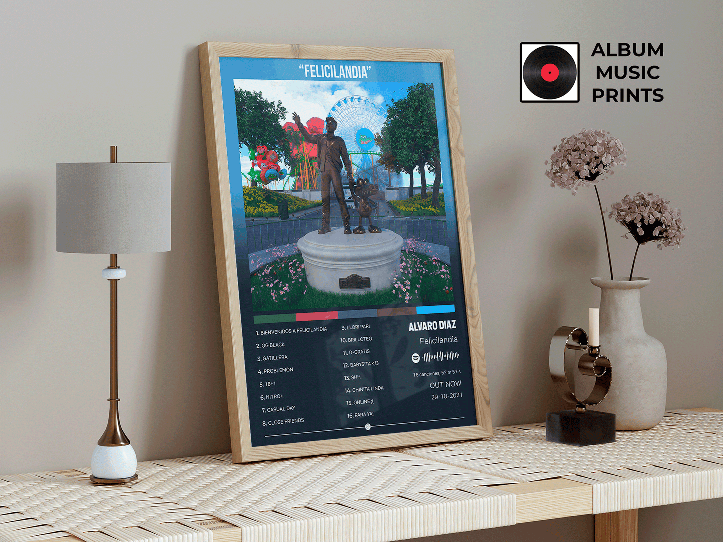 FELICILANDIA Alvaro Diaz - Arte Álbum Descarga Instantánea