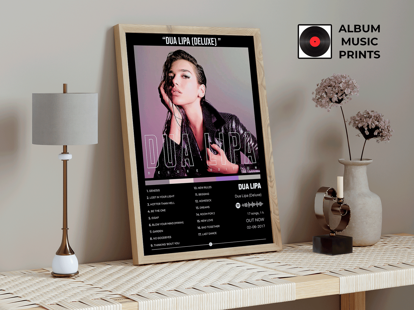 Dua Lipa (Deluxe) Poster Digital Descarga Instantánea