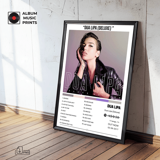 Dua Lipa (Deluxe) Poster Digital Descarga Instantánea