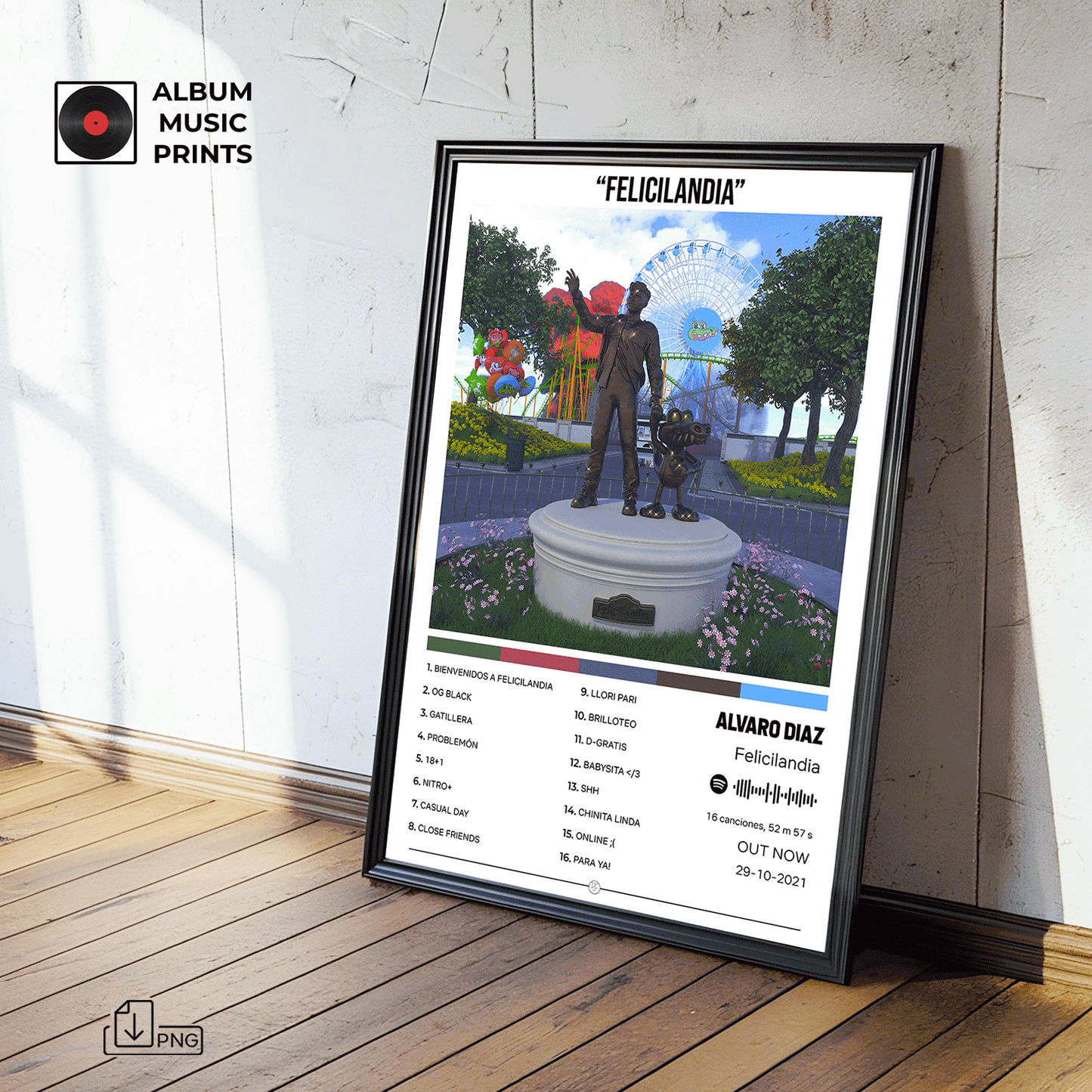 FELICILANDIA Alvaro Diaz - Arte Álbum Descarga Instantánea