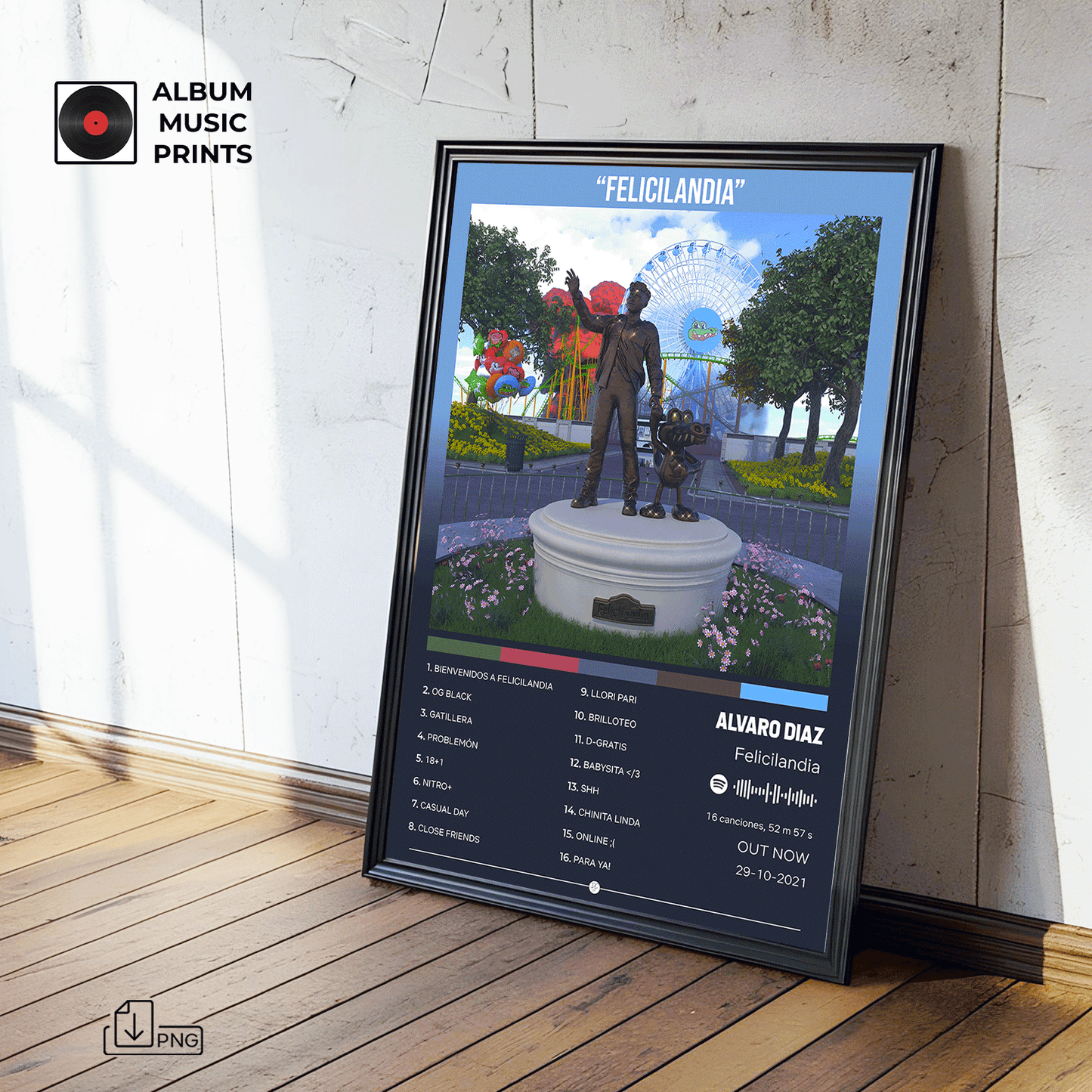FELICILANDIA Alvaro Diaz - Arte Álbum Descarga Instantánea